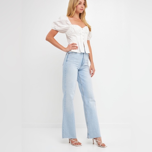 ENDLESS ROSE
CORSET TOP WITH PLEATS - Picture 1 of 8